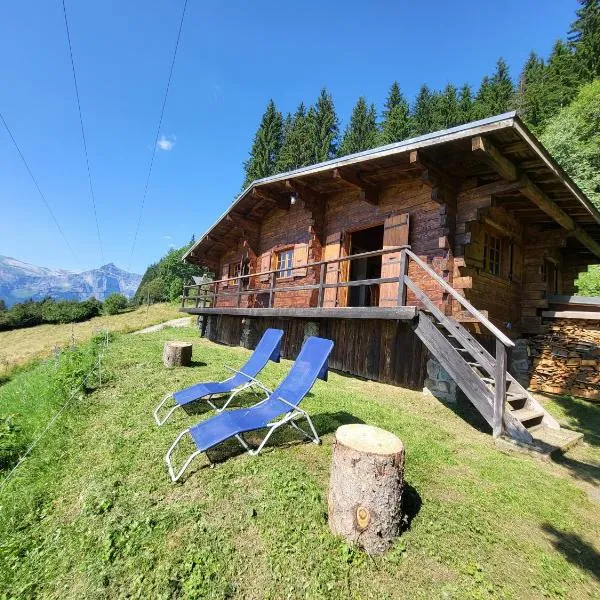 Chalet d'alpage avec vue incroyable, hotel em Megève