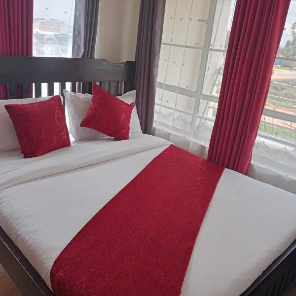 Eldoret में, होटल Cozy 1BR Apartment along Eldoret-Kisumu road close to Eldoret Polytechnic and Elgon View Hospital