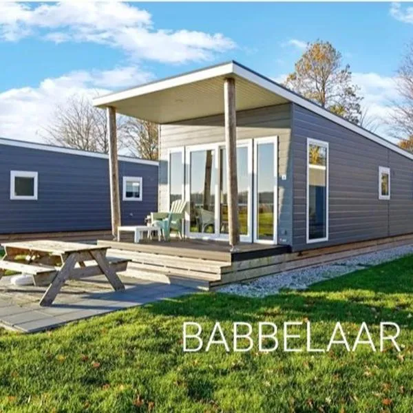 Chalet Babbelaar 6 - premium locatie, hotel in Lauwersoog