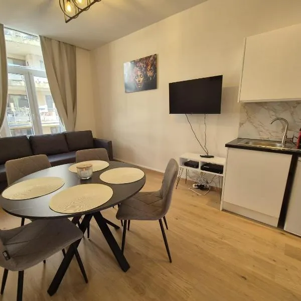 Modern apartment near Avenue Louise, hotel in Brussel