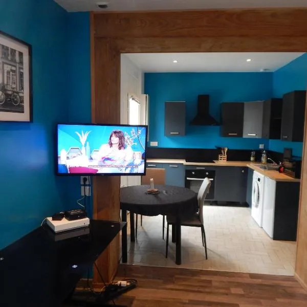 SAINT MALO bel appartement plain pied 300 m gare plage télétravail fibre，位于SAINT MALO的酒店