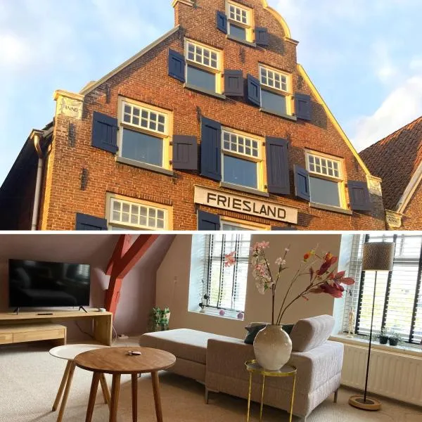 Elegant appartement in Pakhuis Friesland centrum، فندق في ليوواردن