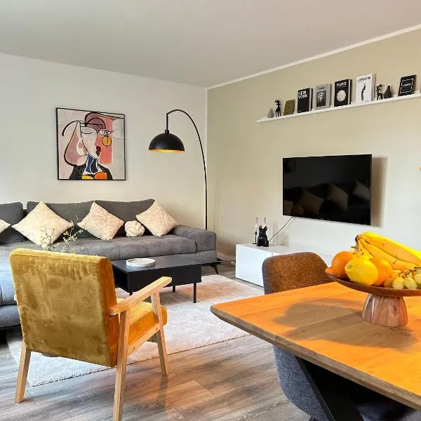 Modernes Designer-Apartment für 7 Gäste - 80qm in zentraler Lage, Self-Check-In, hotelli Karlsruhessa