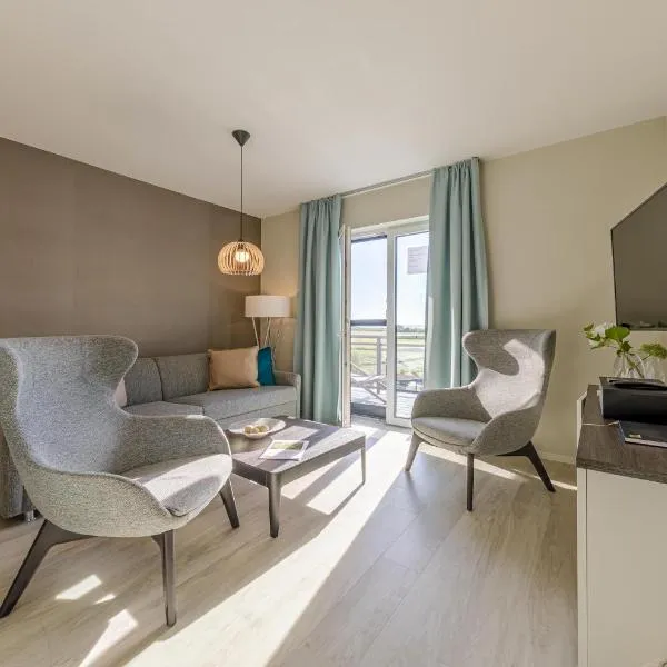 5 Sterne Apartment Boddenoase mit Ostseeblick, hotel di Ahrenshoop