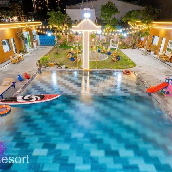 Amy Resort Pool Party - Đi Bộ Ra Biển - Thích Hợp Tổ Chức Tiệc Team Building，頭頓的飯店