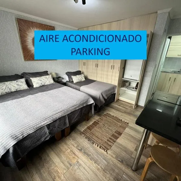 Departamento Studio - Carrera - Factura - Central - Empresas - Parking - Wifi - Aire acondicionado: Chillán'da bir otel