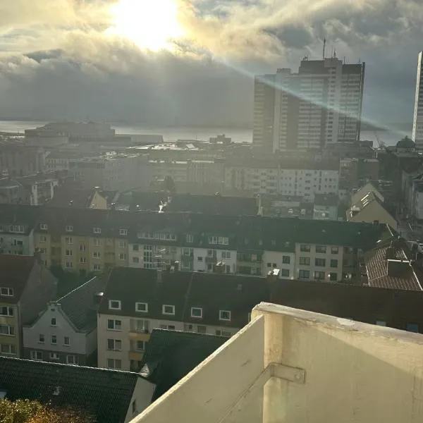 Viesnīca Penthouse Atmosphäre mit Meerblick FeWo am Deich 11 pilsētā Brēmerhāfene