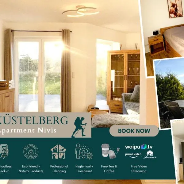 Greenhouse Living Apartment Nivis mit Garten - 7 Minuten nach Winterberg - 4 Minuten zur Skipiste, hotel in Medebach