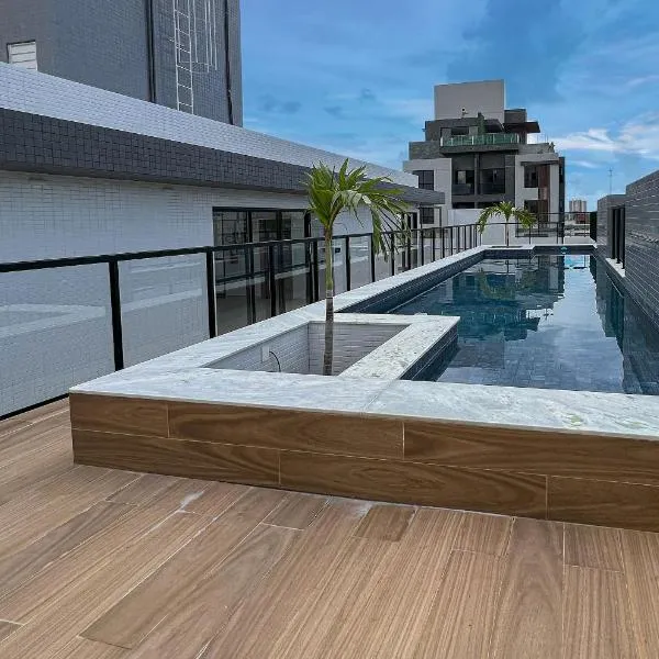 Lumiere Intermares Flats 300m Praia WiFi Piscina Rooftop By DM Apartments, hotel em Cabedelo