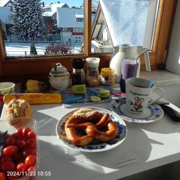 Allgäu Vibes - echte Flatrate für Internet und Festnetz - mit Aussicht, wettergeschützter Balkon, Bahnhofsnähe,, ξενοδοχείο σε Stiefenhofen