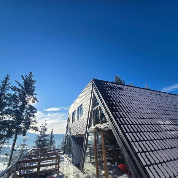 Cabane A-frame CeziAde Tihuta, hótel í Colibiţa