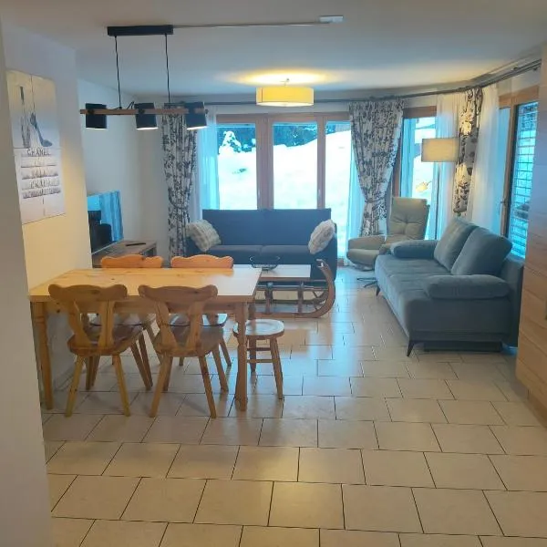 Studio 60m2 au pied de la télécabine et SaastalCards, Hotel in Saas-Fee