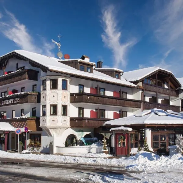 Hotel Zugspitze, hotell i Garmisch-Partenkirchen