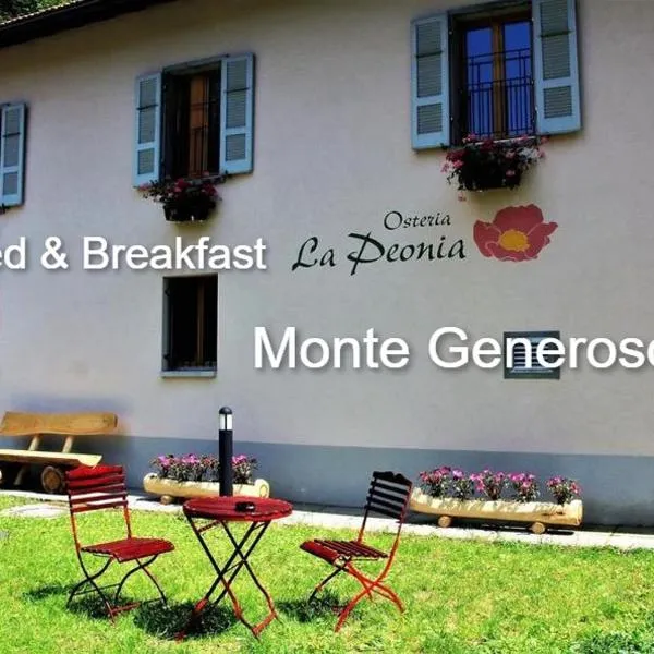 MOUNTAIN HOTEL Osteria di MONTAGNA La Peonia Monte Generoso, hótel í Morcote