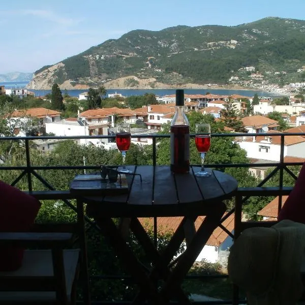 Albatros, hotell i Skopelos stad