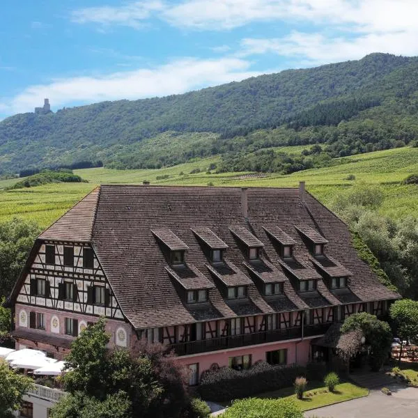 Hôtel Restaurant Verger des Châteaux, Route des vins Haut-Koenigsbourg、Bernardvilléのホテル