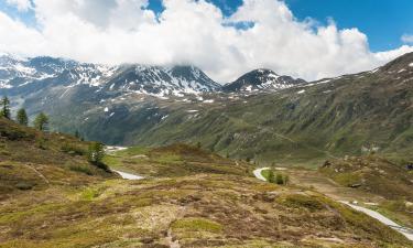 Hotelek a Simplon-hágó közelében