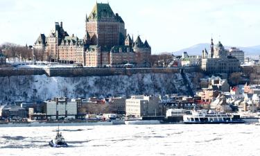 Hotelek a Château Frontenac közelében