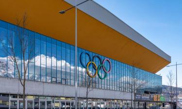 Hotellid huviväärsuse Areen Olympiahalle Innsbruck lähedal