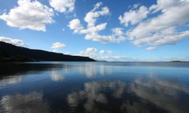 Chaleter i Lake Taupo