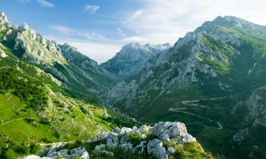 Venkovské domy v regionu Picos de Europa