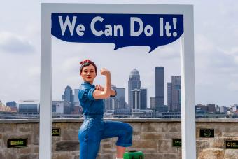 DIY Rosie the Riveter Outfit for All Your Ration-Ready Retro Needs