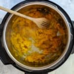 Heat the Pumpkin Purée in the Instant Pot