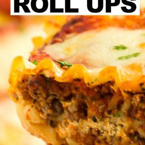 Homemade Lasagna Roll Ups