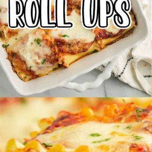 Homemade lasagna roll up recipe