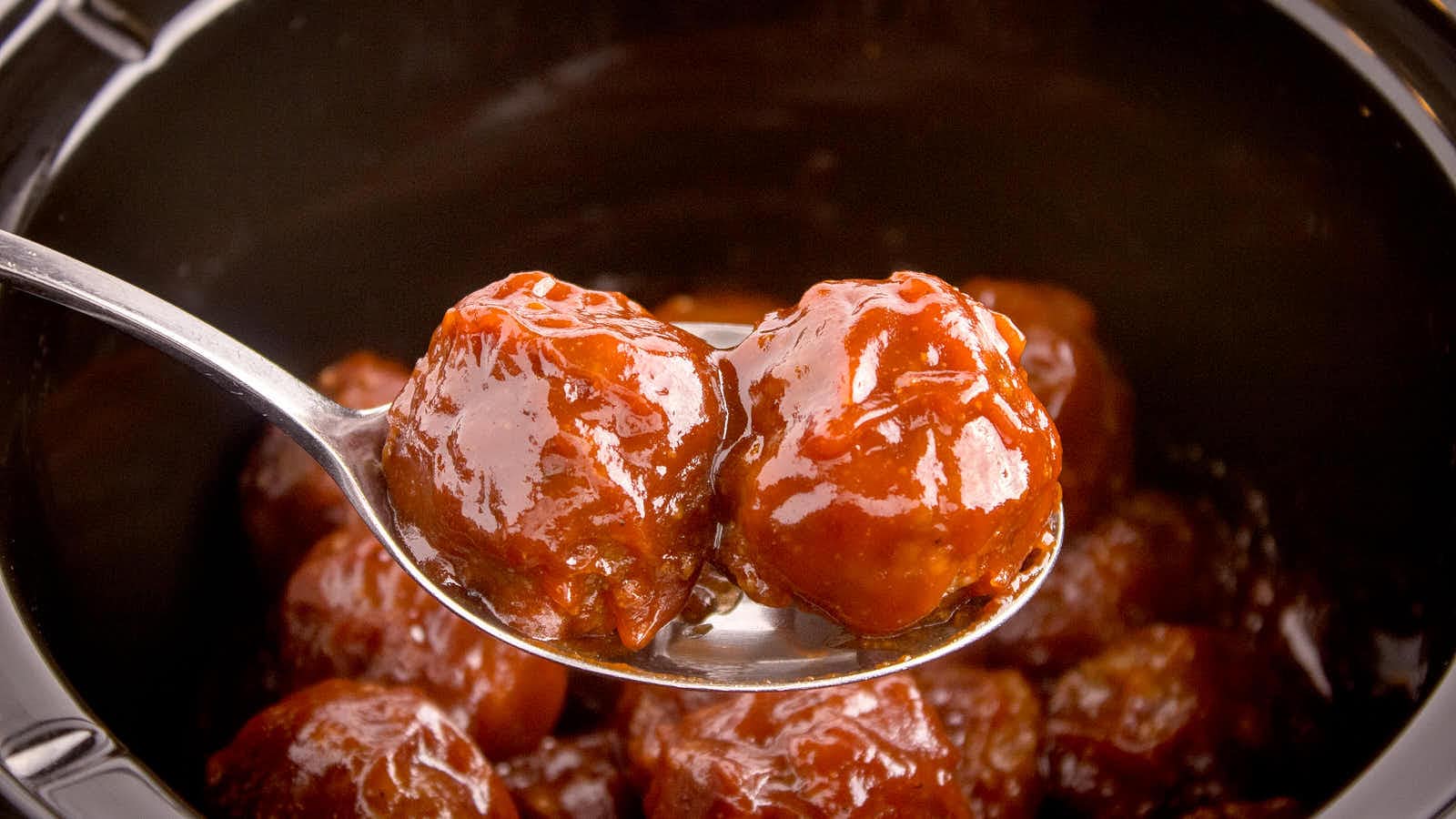 Crockpot BBQ Meatballs recipe by Cheerful Cook.