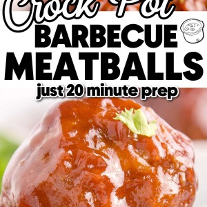 Crockpot BBQ Meatballs recipe by Cheerful Cook.