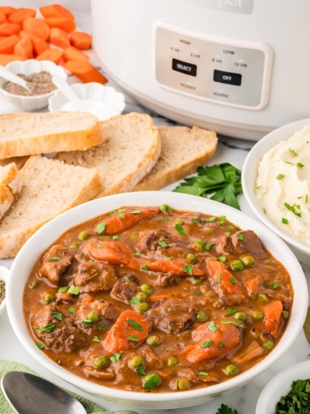 Crockpot Beef Stew recipe by Cheerful Cook.