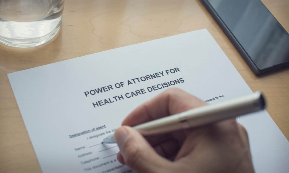 power of attorney for health care decisions.