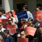 City of Yes rally