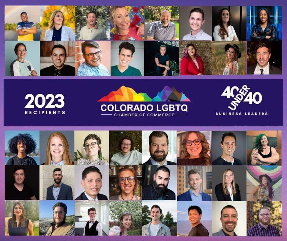 Colorado LGBTQ Chamber of Commerce 40 Under 40 Business Leaders Awards