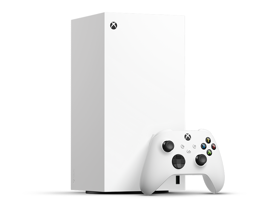 Xbox Series X – 1TB All-Digital Robot White with Xbox Wireless Controller – Robot White