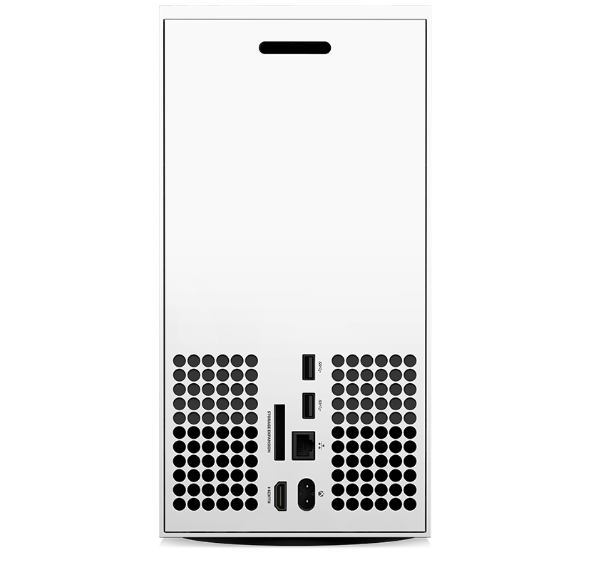 Back of the Xbox Series X - 1TB Digital Edition (White)