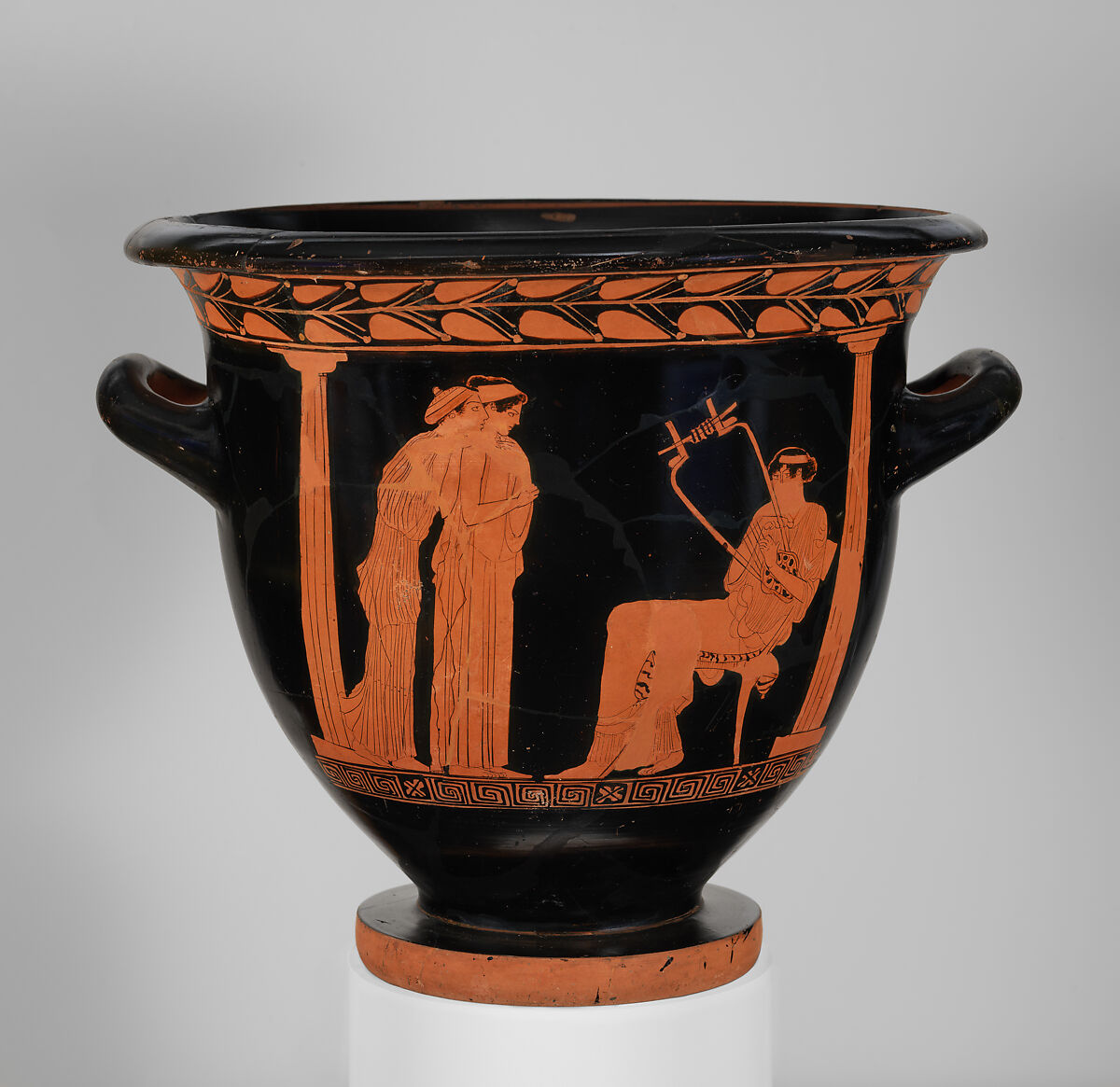 Terracotta bell-krater (bowl for mixing wine and water)