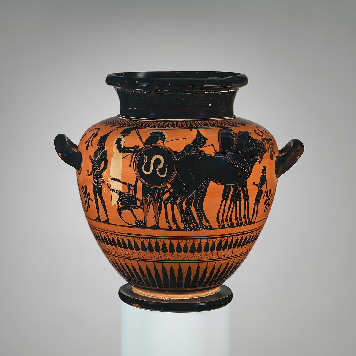 Terracotta stamnos (jar)