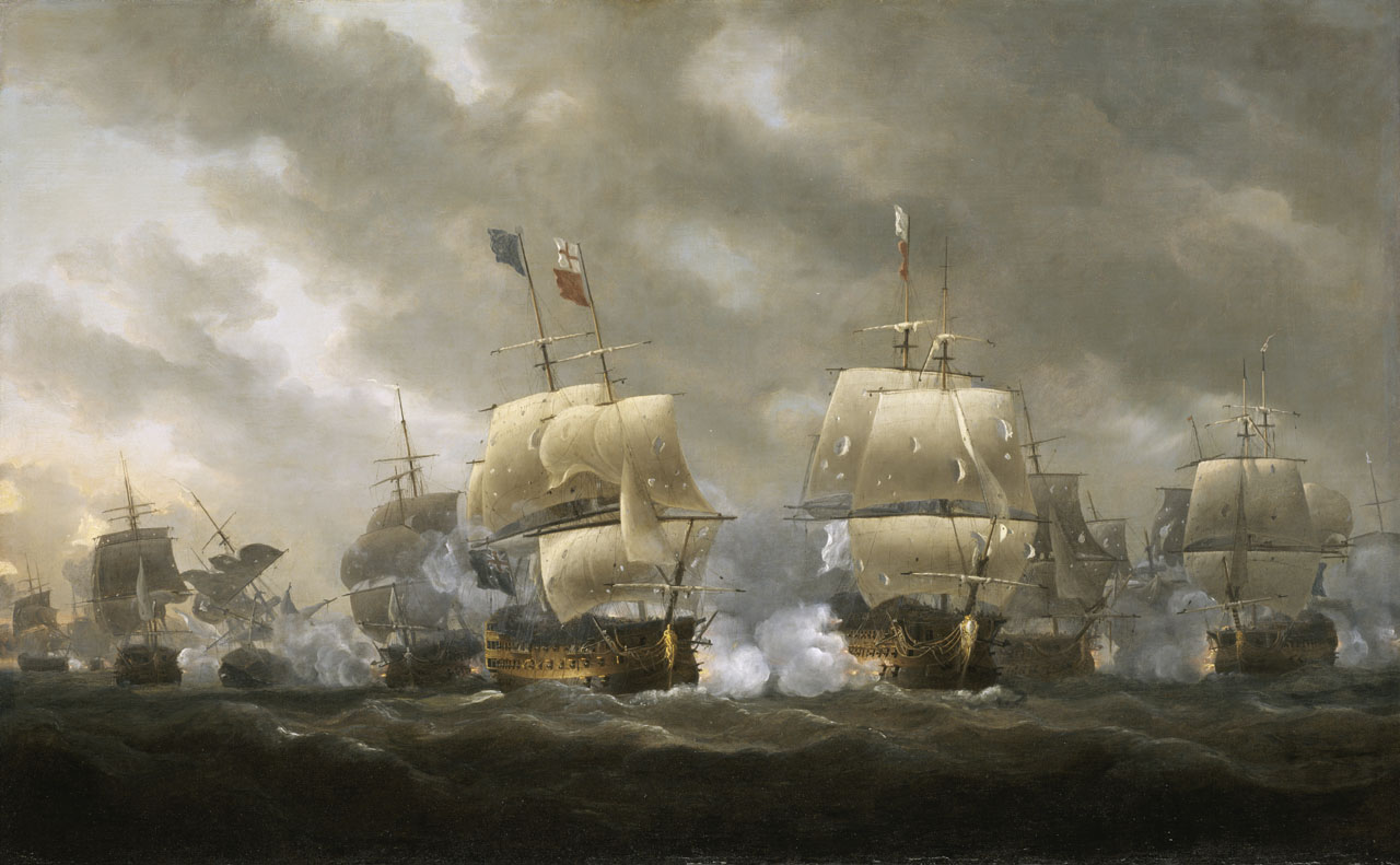 An image showing 'The Battle of Quiberon Bay, 20 November 1759'