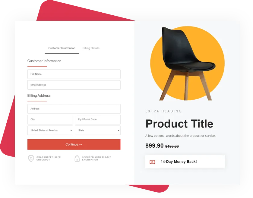 custom checkout builder