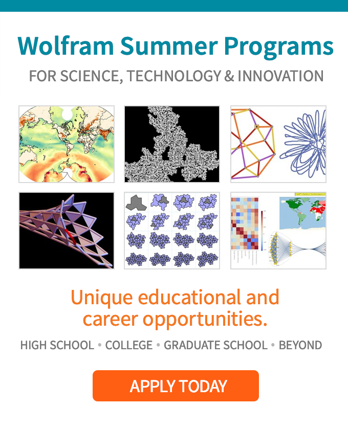 Wolfram Summer Programs