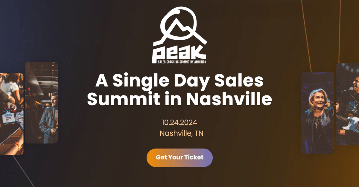 PEAK Sales Coaching Summit - Tile