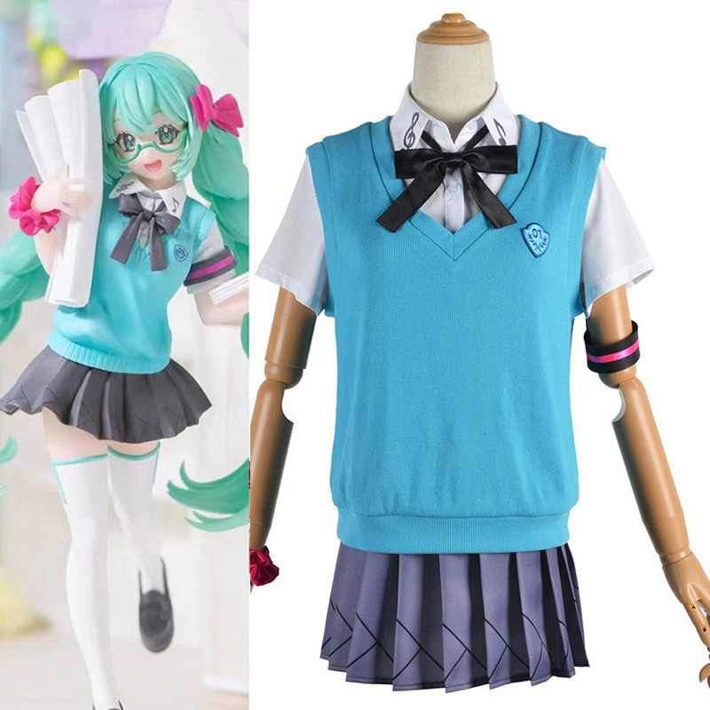 初音ミク十六周年　女子高校生　ＪＫドレス　学園祭　制服　キャンパス風