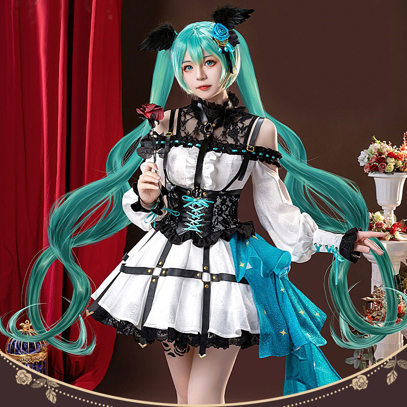 初音ミク コスプレ衣装　超カワイイ　ワンピース　コスチューム