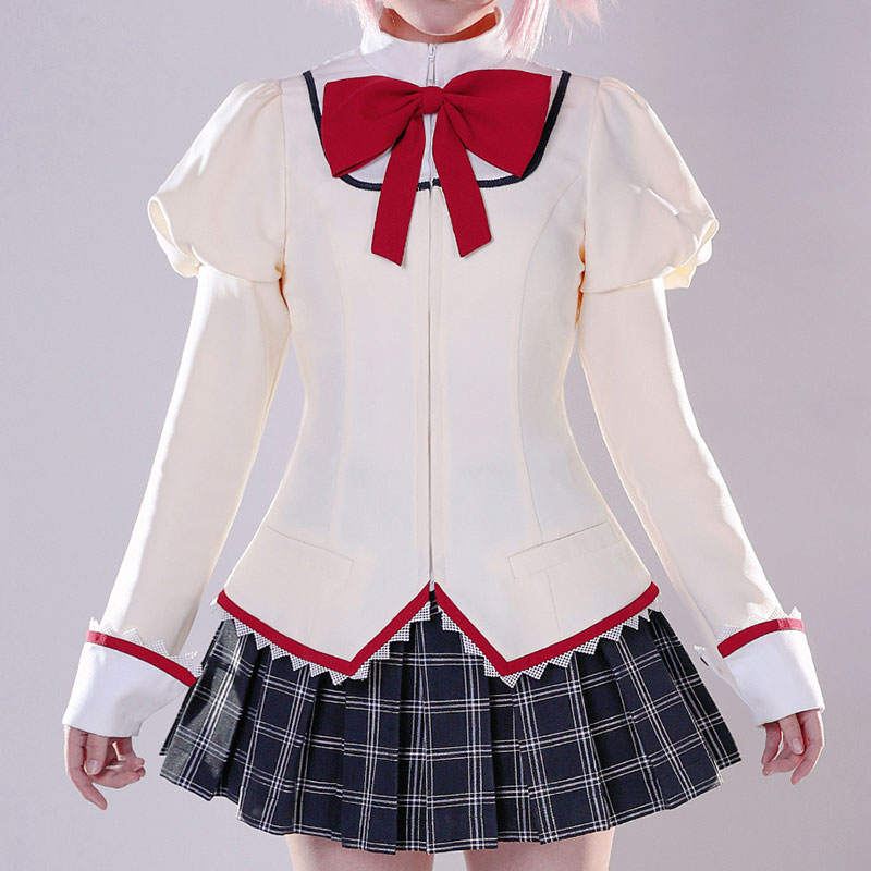 魔法少女まどか☆マギカ　制服　コスプレ衣装　暁美ほむら　変装　鹿目まどか　コスチューム　巴マミ