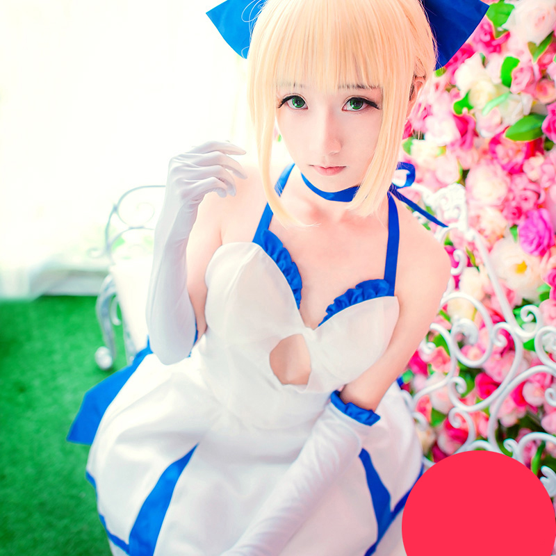 『Fate/Zero』（フェイトゼロ） Fate/stay night (フェイトステイナイト） セイバー（Saber） ドレス コスプレ衣装