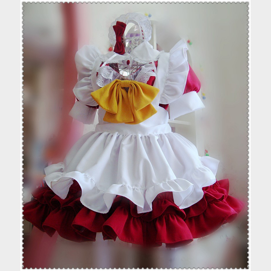 メイド服セット コスプレ メイド コスプレ衣装 ウェイトレス