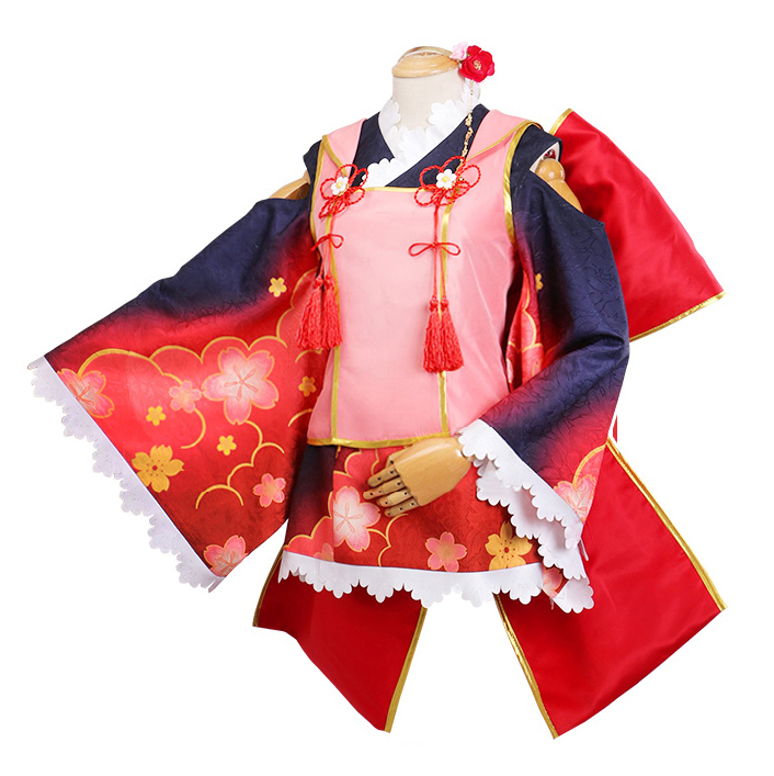 ラブライブ！Love Live! スクフェス SR 6月 妖怪編 覚醒後 矢澤にこ やざわにこ コスプレ衣装 和服 着物 浴衣