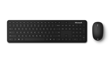 Foto do dispositivo de mouse e teclado Bluetooth